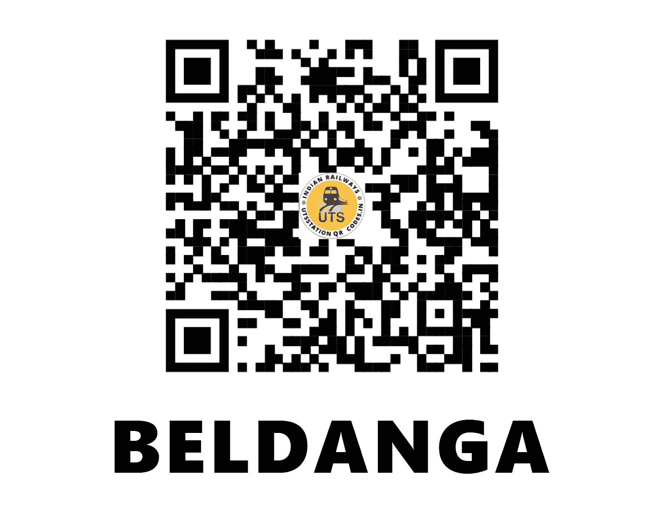 UTS QR Code for BELDANGA - BEB (ER - WEST BENGAL)